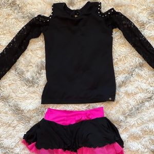 Frozen Couture Figure Skating padded apparel set